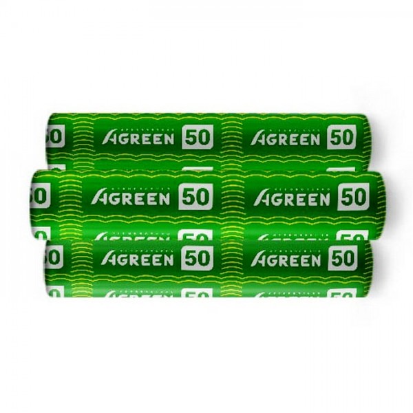 Спанбонд/агроволокно, темно-зелене, Agreen, 50г/м.кв, ширина 3,2м, довжина 25м
